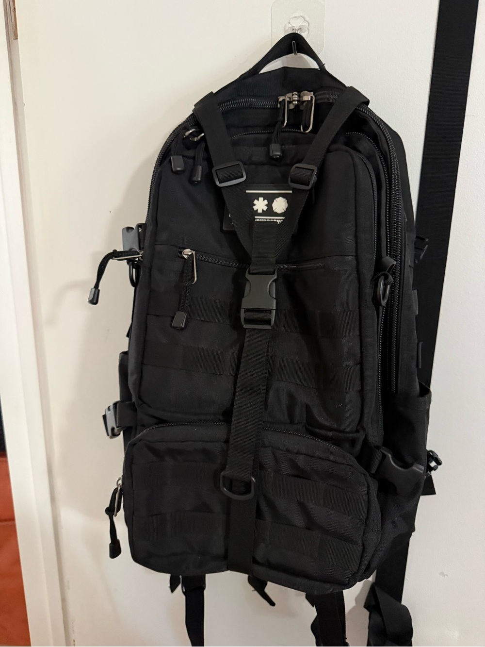 Black Tactical Backpack - Rugged Everyday Carry
